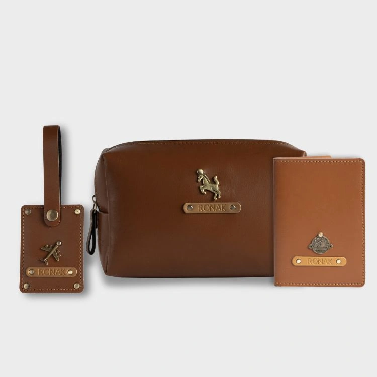 Personalized Passport Cover, Travel Pouch and Luggage Tag